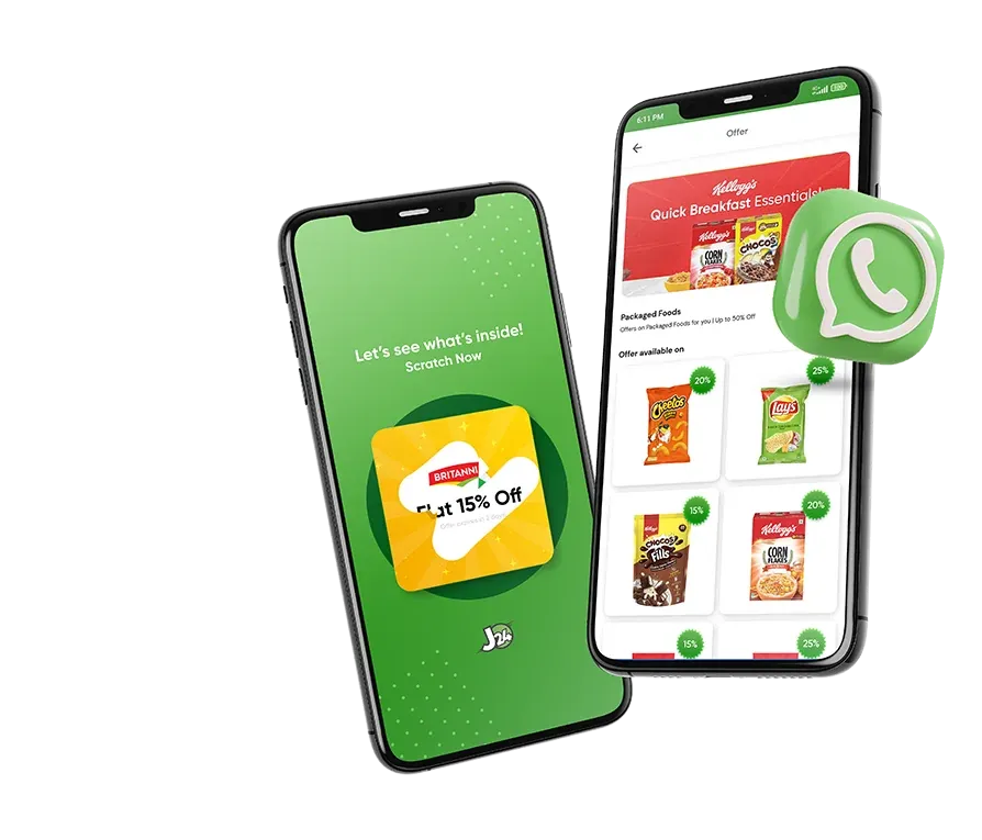 Brand offers inside the J24 app