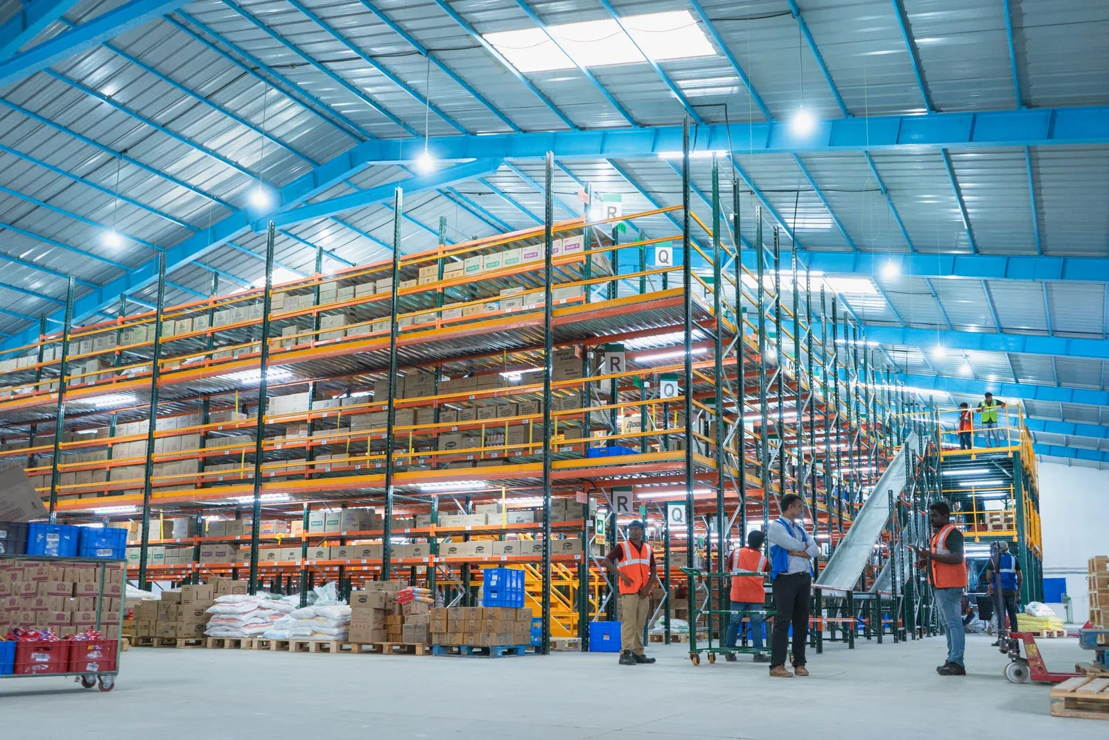 Inside a Jumbotail warehouse