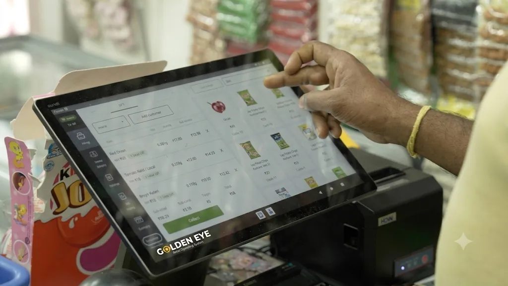 GoldenEye helps me run my store easily, and with Aira AI and the Giants app, I can track inventory, payments, and credit with ease.